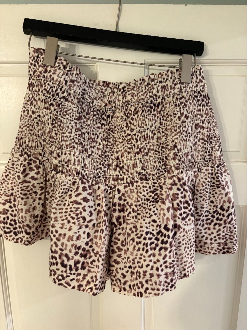 SEA New York Leopard Print Smocked Shorts NWT | Size L